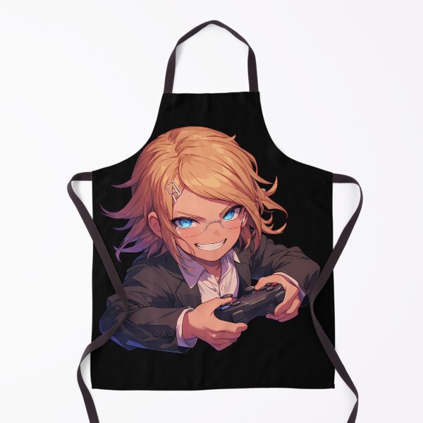 Item preview, Chibi Byakuya Togami Confident Gaming Controller Blonde Danganronpa Anime designed and sold by juniorcastros.