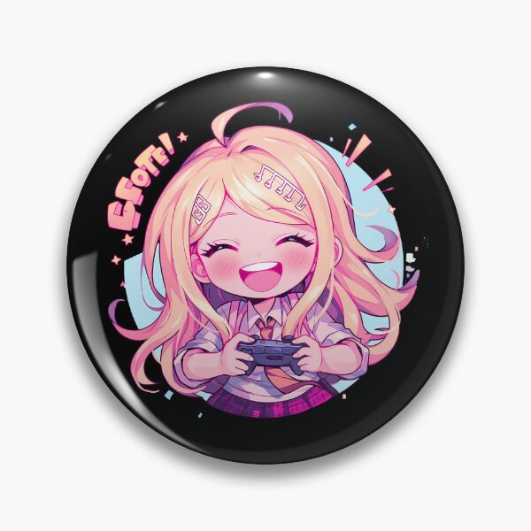 Item preview, Kaede Akamatsu Chibi Cute Gaming Music Danganronpa Anime designed and sold by juniorcastros.
