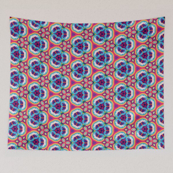 Item preview, color blob kunterbunt seamless colorful repeat pattern designed and sold by Abrahamjrnd.