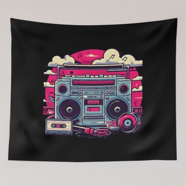 Item preview, 90'S Retro Boombox designed and sold by elinateaundra.