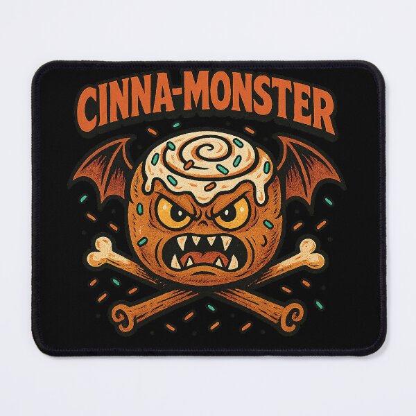 Item preview, Cinna-Monster - Gift for Bakers Halloween Cinnamon Roll Art designed and sold by Jarminis.