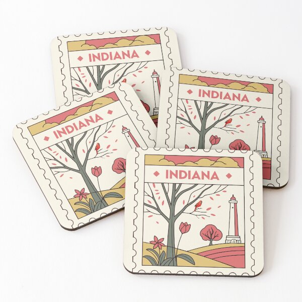 Item preview, Vintage Indiana Postage Stamp Design designed and sold by BlesstB.