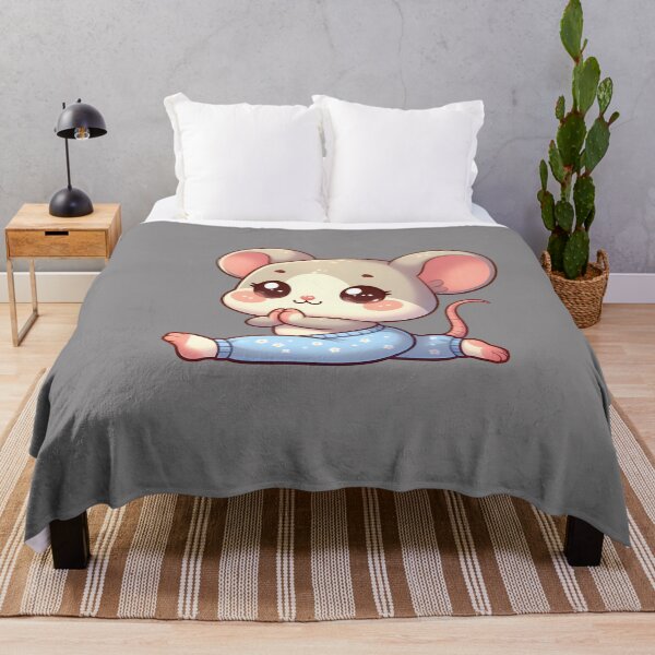 Item preview, Cute Cartoon Mouse in Yoga Pose designed and sold by ArtistEmbrace.