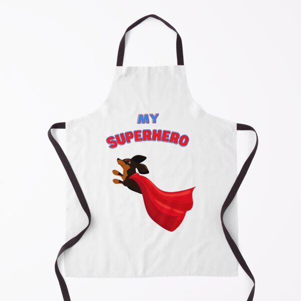Item preview, Superhero Dachshund 1627 designed and sold by ALMASTEVEN.