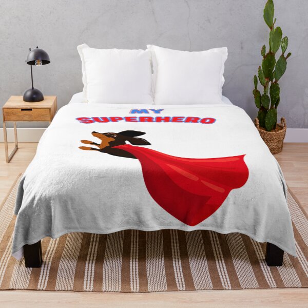 Item preview, Superhero Dachshund 1627 designed and sold by ALMASTEVEN.