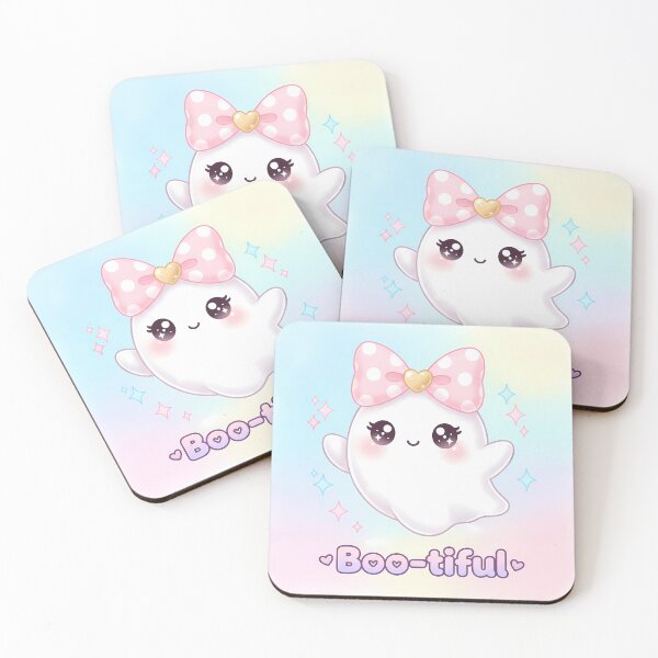 Item preview, Boo-tiful Kawaii Ghost – Pastel Cute Halloween designed and sold by Celestial-Dreams.