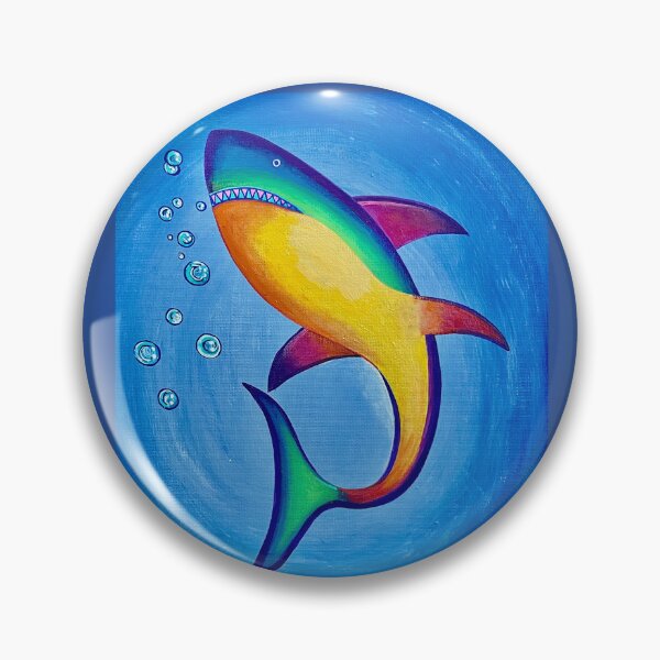 Item preview, The Rainbow Shark designed and sold by Tiffany Budd.