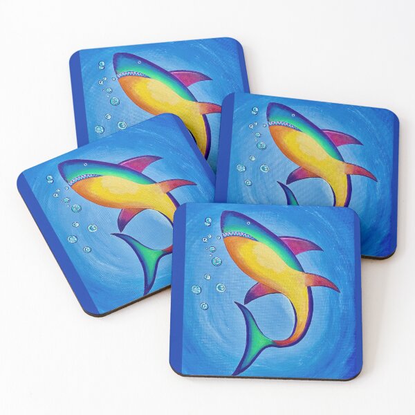 Item preview, The Rainbow Shark designed and sold by Tiffany Budd.
