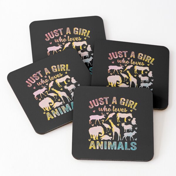 Item preview, Just a Girl Who Loves Animals – Cute Animal Lover Gift designed and sold by creativerooney.