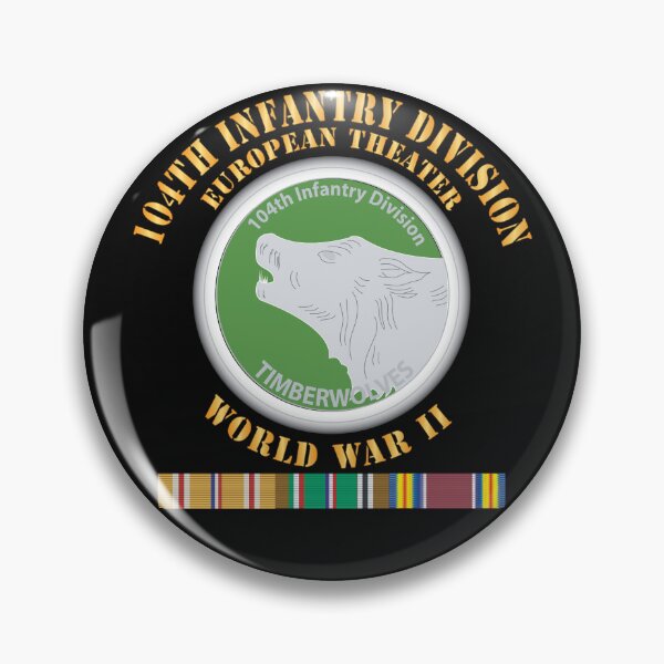 Item preview, Army - 104th Infantry Division - Europe - Ribbons - w Txt w PAC  WWII X 300 designed and sold by Military Insignia Products.