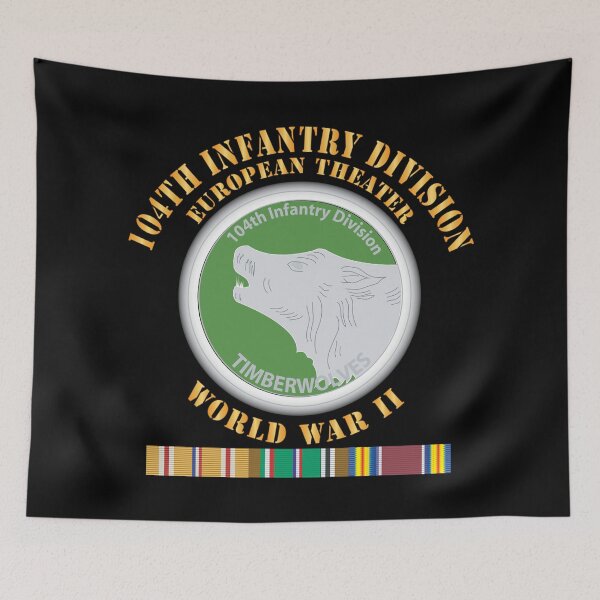 Item preview, Army - 104th Infantry Division - Europe - Ribbons - w Txt w PAC  WWII X 300 designed and sold by Military Insignia Products.