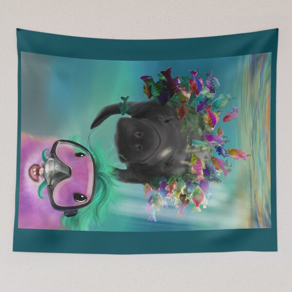 Item preview, Manatee Haewoo & Crema designed and sold by Nayonaaaa.