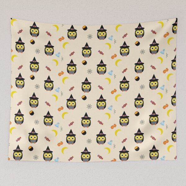 Item preview, Cute Halloween Owl designed and sold by RJ Bean.