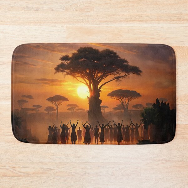 Item preview, Tribal Dreams - Tribal people at the evening dance designed and sold by Made-by-Gus.
