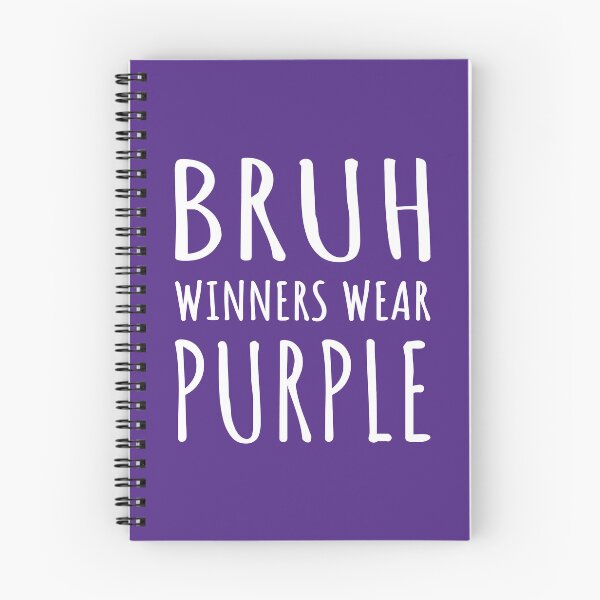 Item preview, Bruh, Winners Wear Purple I designed and sold by Lemon Pepper.