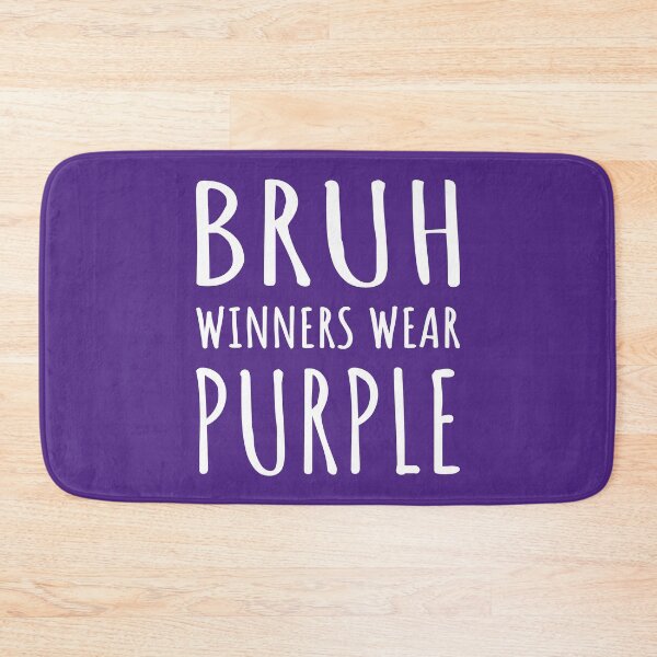 Item preview, Bruh, Winners Wear Purple I designed and sold by Lemon Pepper.