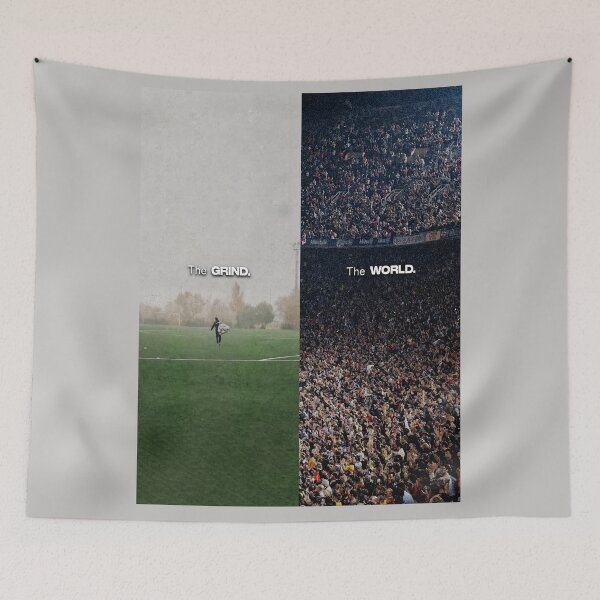 Item preview, The Grind vs The World Motivational Sports Artwork designed and sold by SuccessHunters.