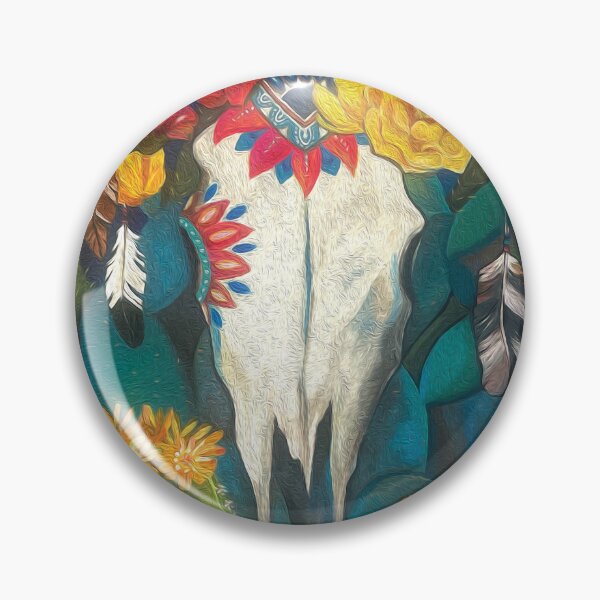 Item preview, Desert Skull Painting designed and sold by Rondi Kutz Design.
