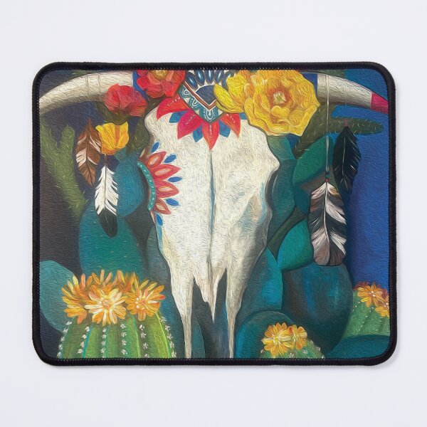 Item preview, Desert Skull Painting designed and sold by Rondi Kutz Design.