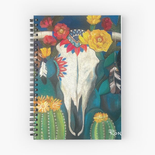 Item preview, Desert Skull Painting designed and sold by Rondi Kutz Design.