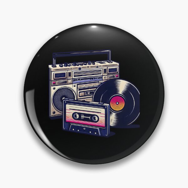 Item preview, 90'S Retro Boombox Cassette  Vinyl Record designed and sold by discriminatio.