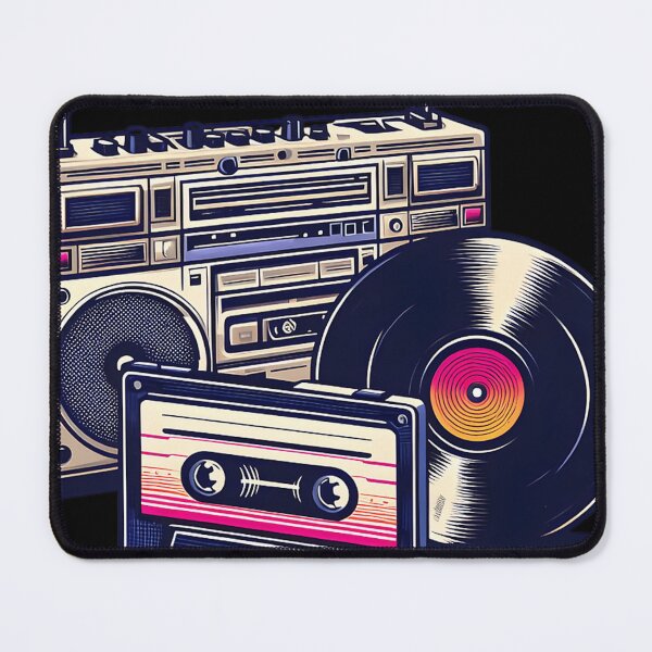 Item preview, 90'S Retro Boombox Cassette Vinyl Record designed and sold by discriminatio.