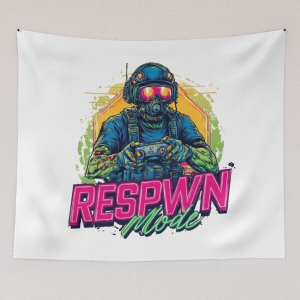 Item preview, Respawn Mode Zombie Gamer Soldier designed and sold by AlexLineArt.