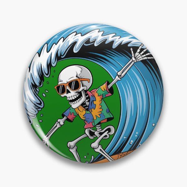 Item preview, Surfing Skeleton Halloween – Death Been There Done That designed and sold by PeteLawliiet.