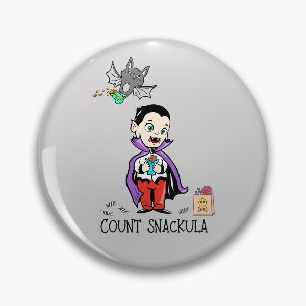 Item preview, Halloween Count Snackula Boy Vampire with black text designed and sold by RJ Bean.