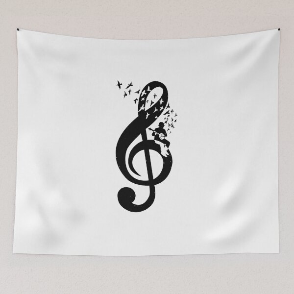 Item preview, Treble Clef - Banjo designed and sold by barmalisiRTB.