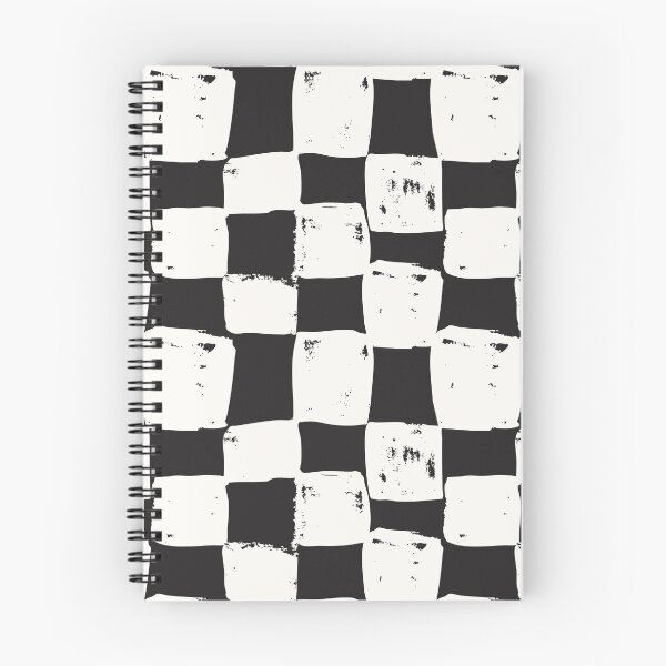 Item preview, Uneven black and white weathered distressed look checkerboard  designed and sold by PrettywithColor.