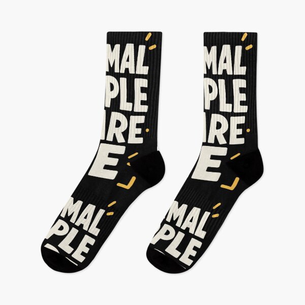 Item preview, Normal People Scare Me Quote designed and sold by SnappyPNG.