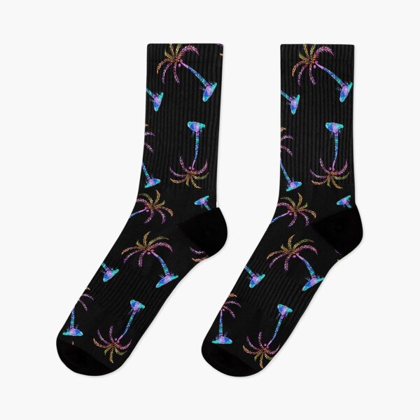 Item preview, Palm Trees on Black Background designed and sold by Farissa Designs.