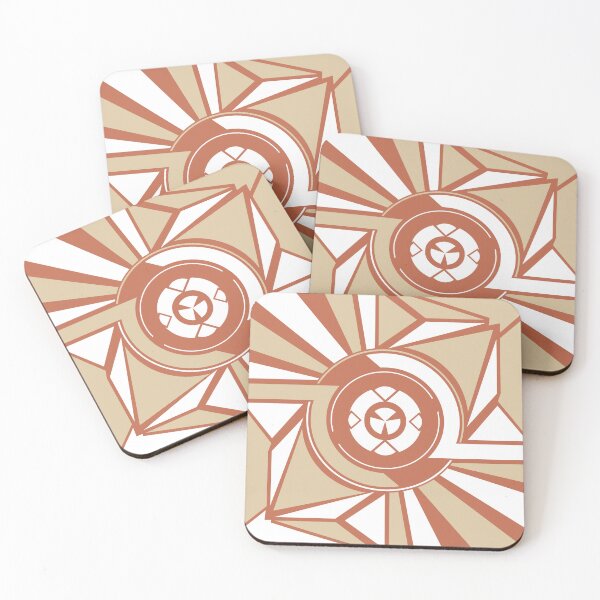 Item preview, Aztec geometric revival pattern in terracotta clay tones designed and sold by zephstudoartist.