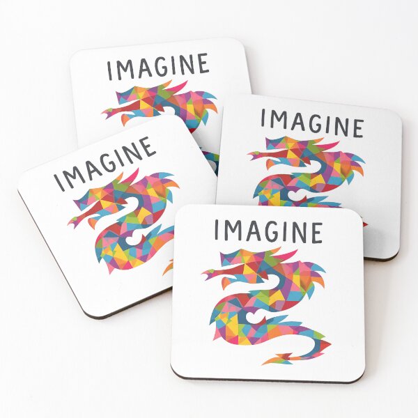 Item preview, Imagine Dragon – Rainbow Prism Dragon Modern Fantasy Inspirational Art designed and sold by StickerHavenn.