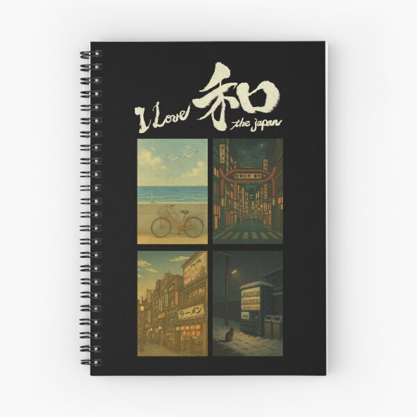 Item preview, I Love 和 - Japanese Nostalgic Street & Hand-drawn Calligraphy designed and sold by TsuzuYa.