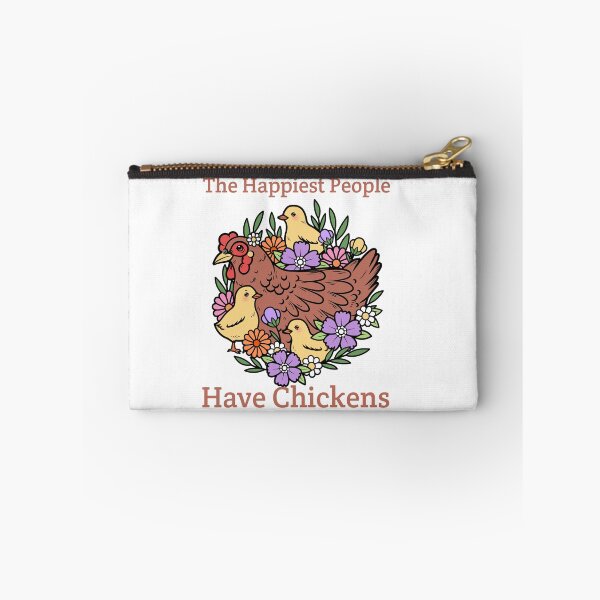 Item preview, The Happiest People Have Chickens designed and sold by FavHobbies.