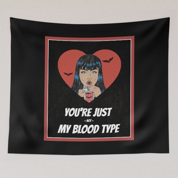 Item preview, Vampire Girl Pop Art – You’re Just Not My Blood Type designed and sold by TheThreeOFive.