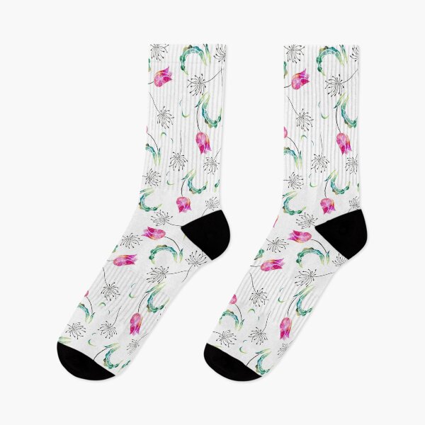 Item preview, Watercolor Tulips and Botanicals designed and sold by Farissa Designs.