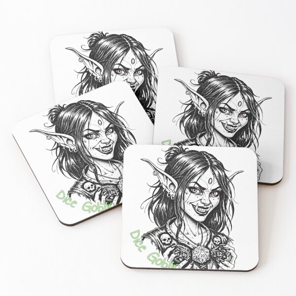 Item preview, Dice Goblin Girl designed and sold by RumpledFoxes.