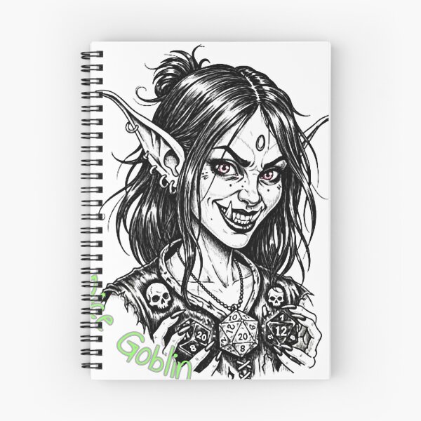 Item preview, Dice Goblin Girl designed and sold by RumpledFoxes.