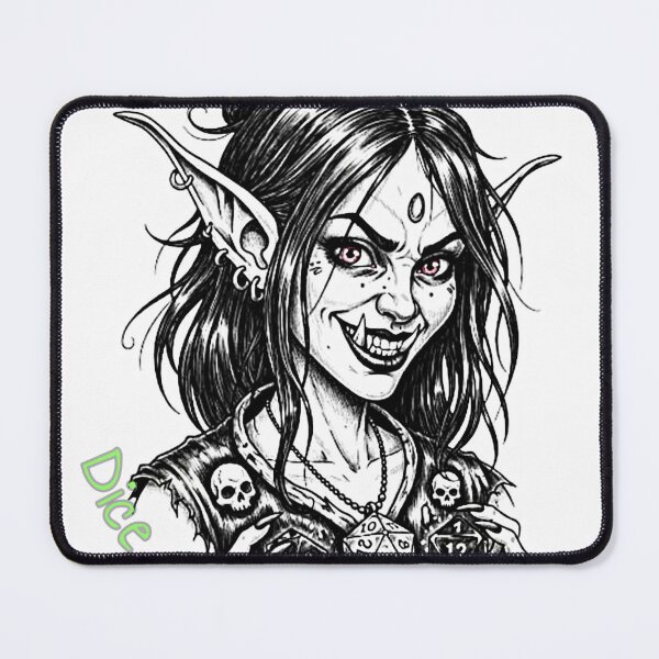 Item preview, Dice Goblin Girl designed and sold by RumpledFoxes.