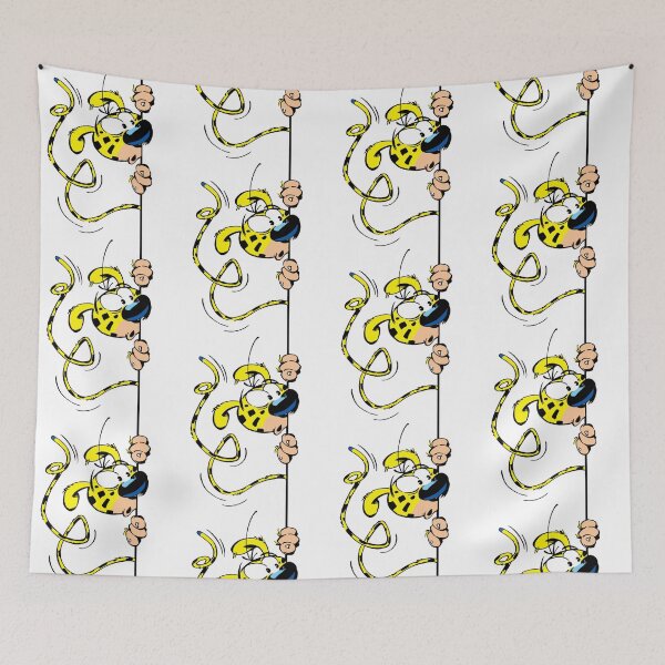 Item preview, Marsupilami blue wall Marsupilami & Spirou designed and sold by ehemoc-hrane.