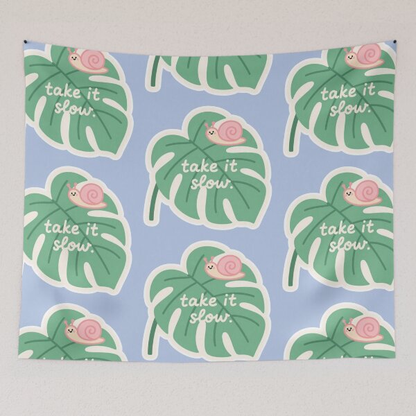 Item preview, Happy snail - Take It Slow designed and sold by OpenWaysArt.