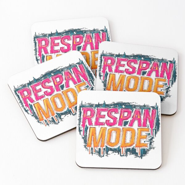 Item preview, Respawn Mode Neon Text designed and sold by AlexLineArt.