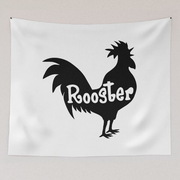 Item preview, Rooster Silhouette – Fun Retro Farm Animal Design designed and sold by Dragonfly-10.
