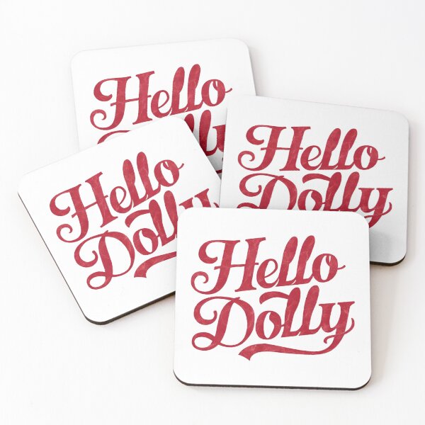 Item preview, "Hello, Dolly!" Musical Title Typography designed and sold by Apex Designs.