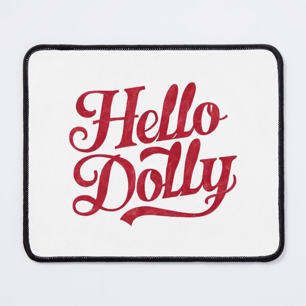 Item preview, "Hello, Dolly!" Musical Title Typography designed and sold by Apex Designs.