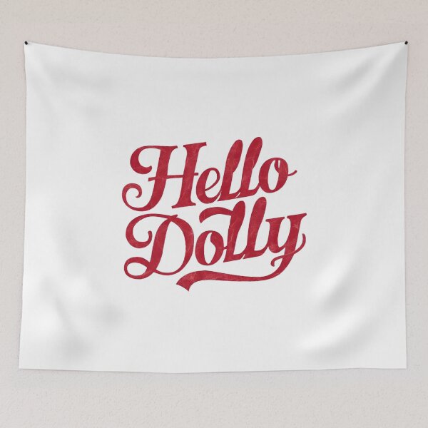 Item preview, "Hello, Dolly!" Musical Title Typography designed and sold by Apex Designs.
