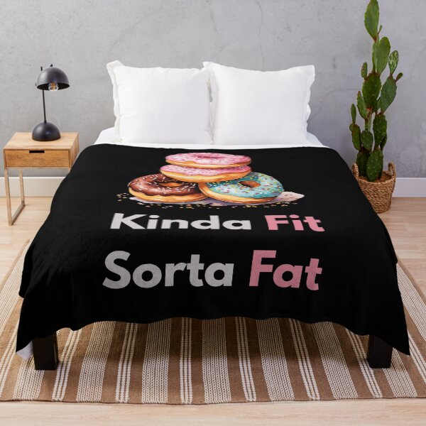 Item preview, Kinda Fit Sorta Fat - Donut Lover Design designed and sold by WonderMix.